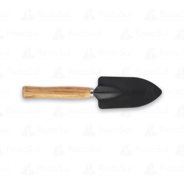 Conjunto de jardinagem personalizado com 3 ferramentas em metal e madeira Conjunto de jardinagem personalizado com 3 ferramentas em metal e madeira